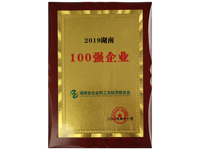 2019湖南100強(qiáng)企業(yè)